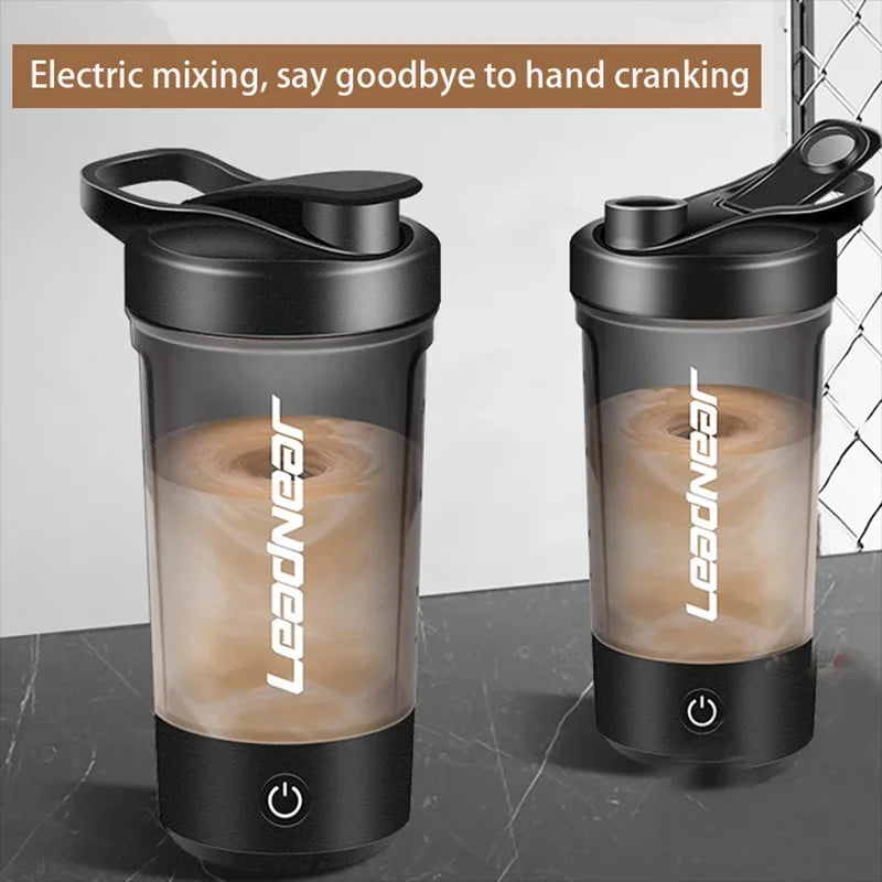 Portable Electric Blender Cup – Automatic Protein Shaker for Gym, Travel & Home