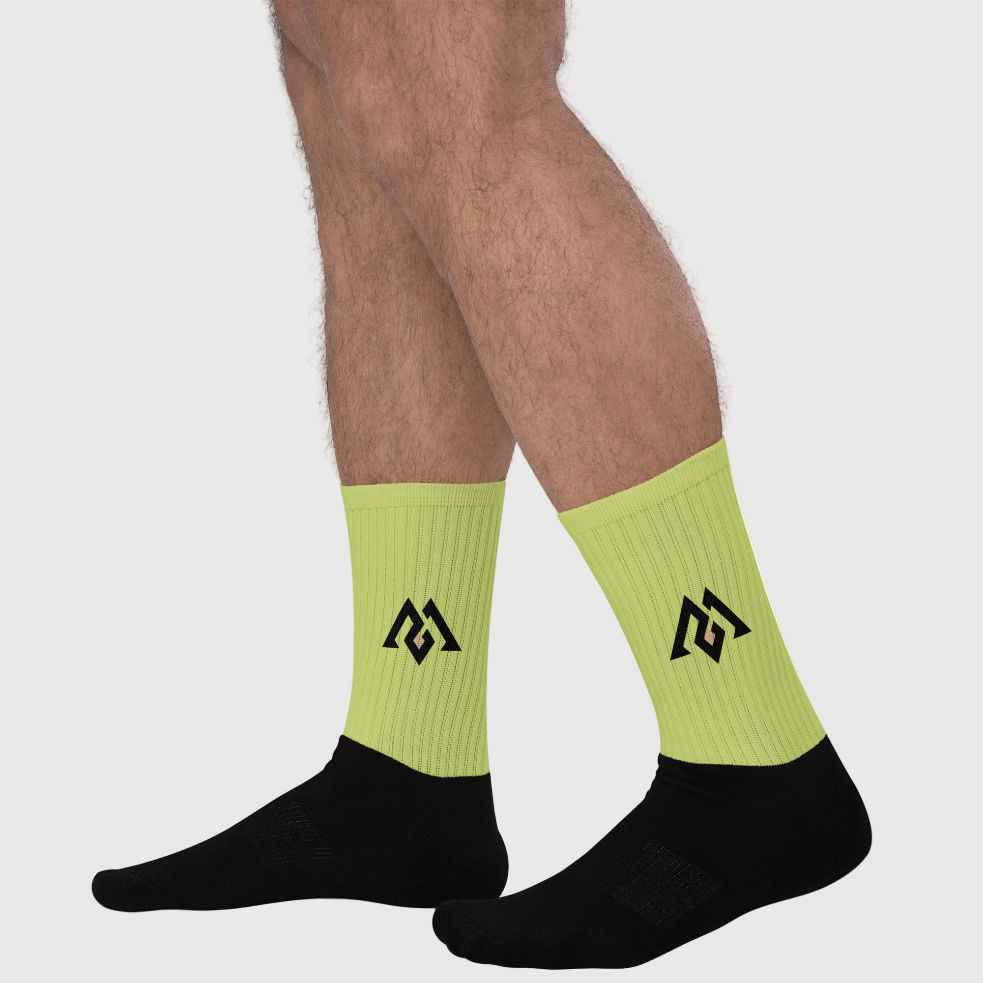Close-up of Active Aegis Performance Crew Socks showcasing cushioned sole, ribbed upper, and breathable cotton blend — ideal for gym workouts, running, and everyday wear.