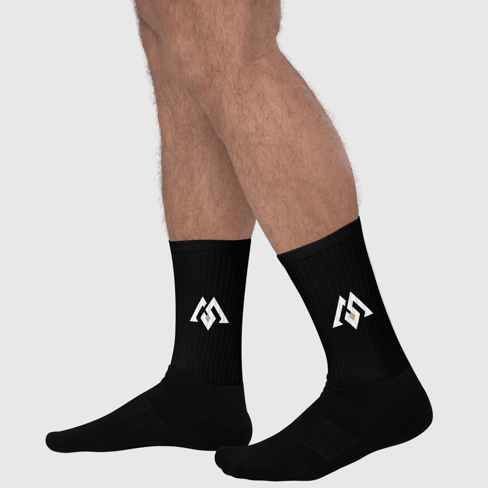 Active Aegis Men’s Performance Socks in breathable cotton blend with cushioned footbed and anti-slip fit — ideal for gym, running, and everyday athletic wear.