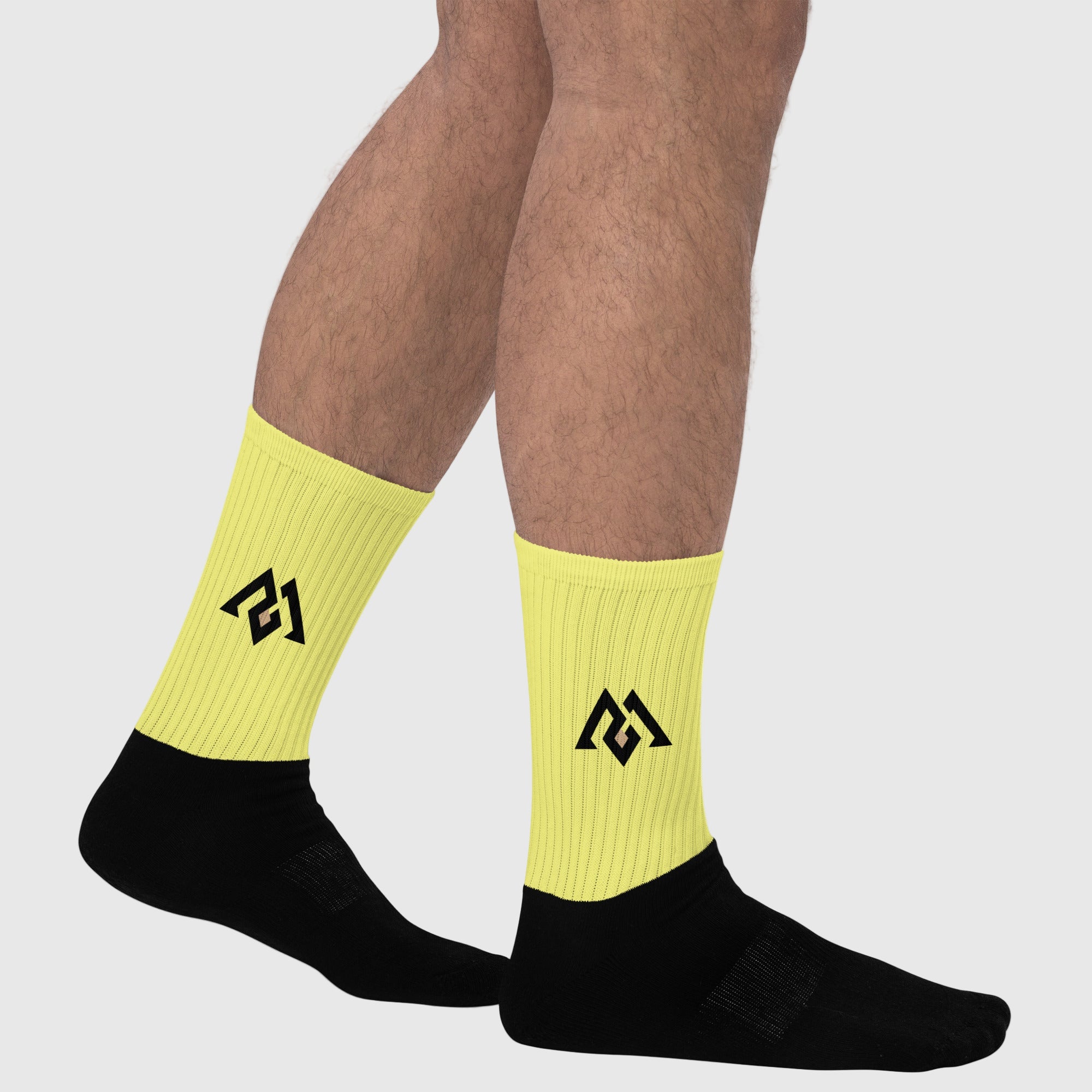 Close-up of Active Aegis Performance Crew Socks showcasing cushioned sole, ribbed upper, and breathable cotton blend — ideal for gym workouts, running, and everyday wear.