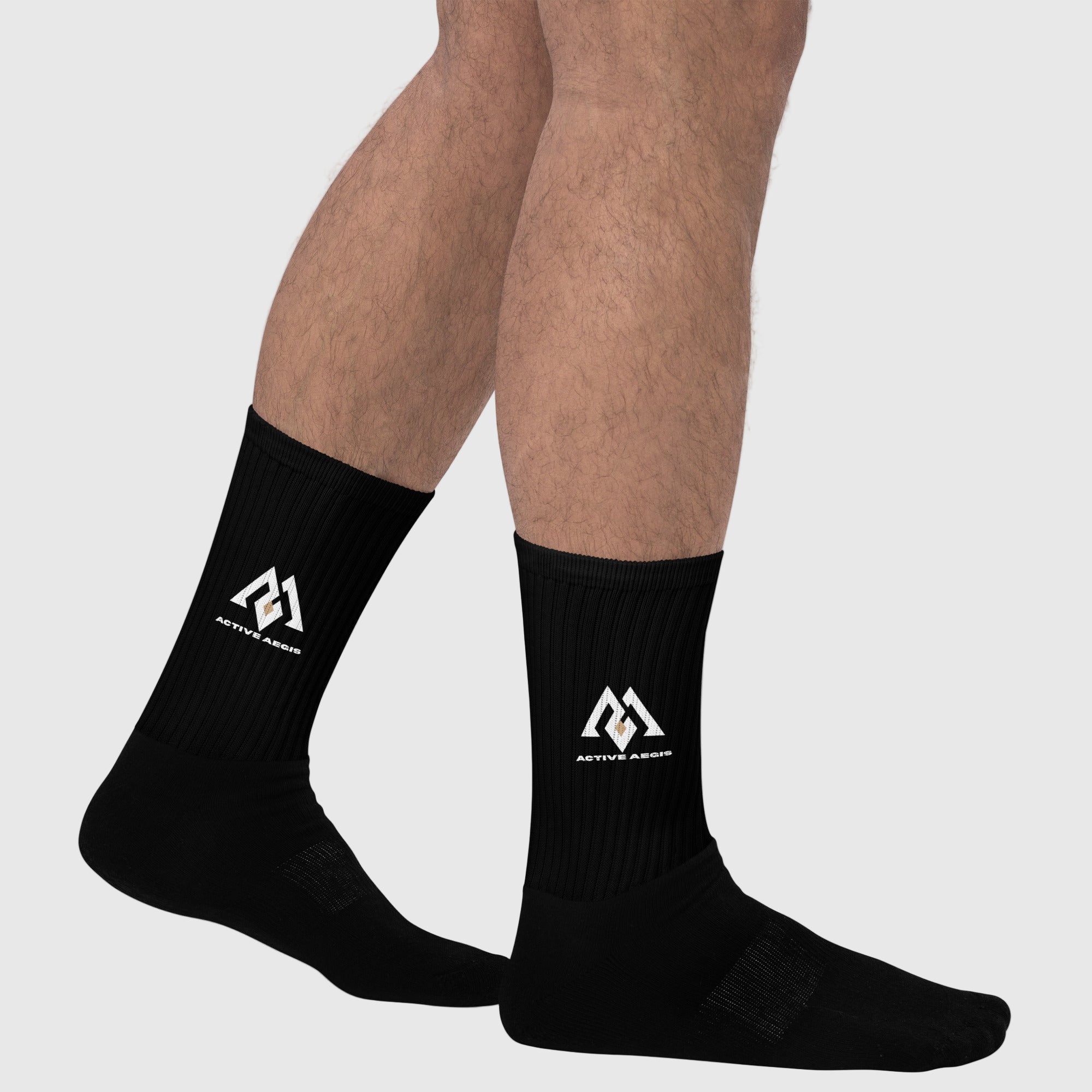 Close-up of Active Aegis Women’s Performance Socks highlighting breathable fabric, cushioned sole, and sleek fit — ideal for gym, yoga, and everyday comfort.
